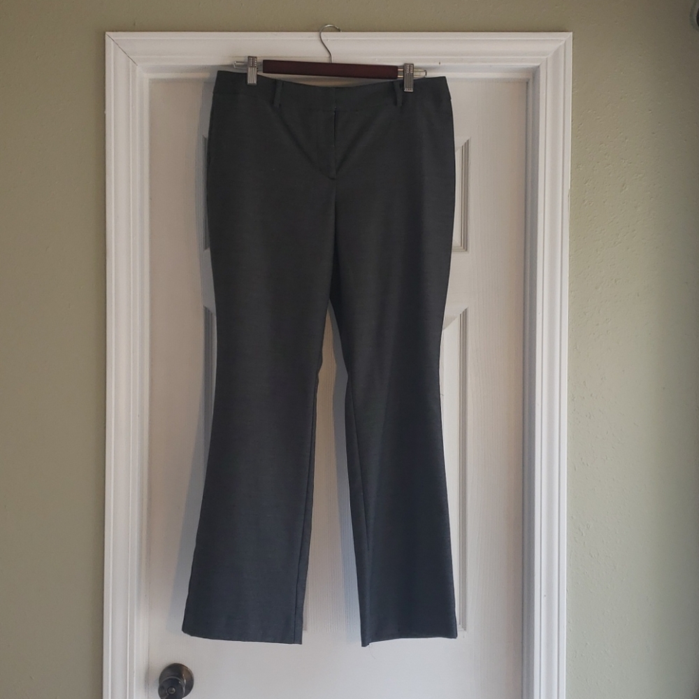 Ann Taylor Grey Trousers. 10P Curvy.